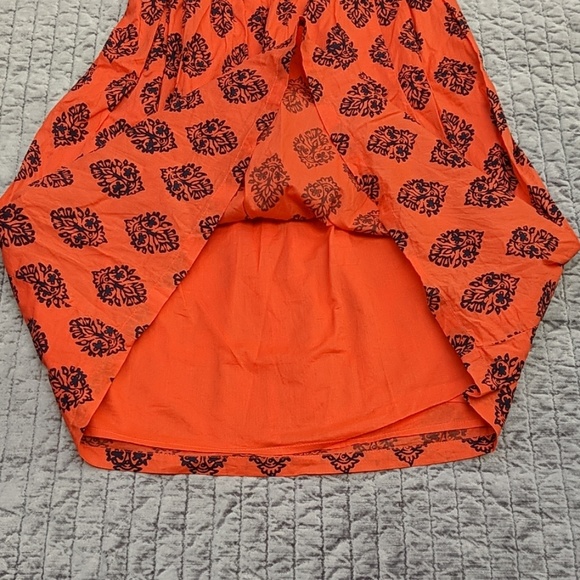 🎃 Old Navy Popping Orange and Navy Dress - Picture 3 of 7